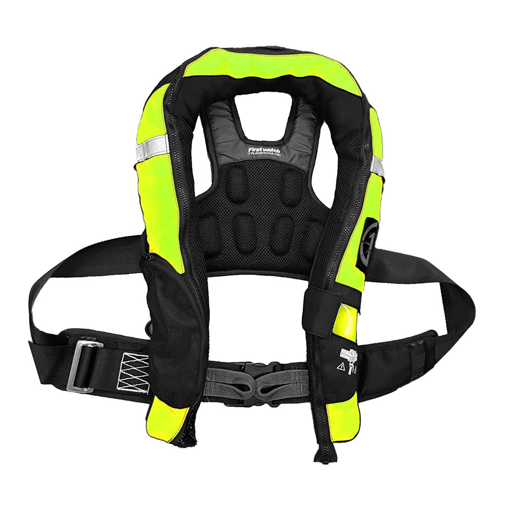 First Watch FW-40PRO Ergo Auto Inflatable PFD - Hi-Vis Yellow [FW-40PROA-HV] - Premium Personal Flotation Devices from First Watch - Just $215.99! 