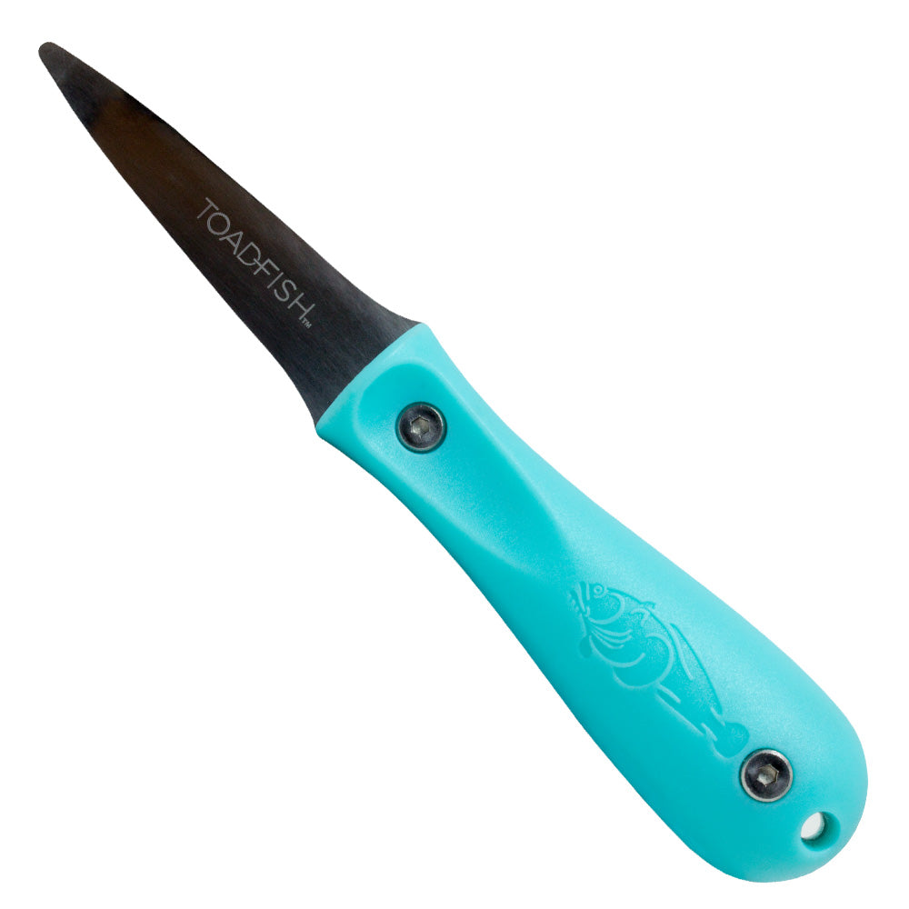 Toadfish Put Em Back Oyster Knife - Teal [1001] - Premium Deck / Galley from Toadfish - Just $28.99! Shop now at Boat Gear Depot