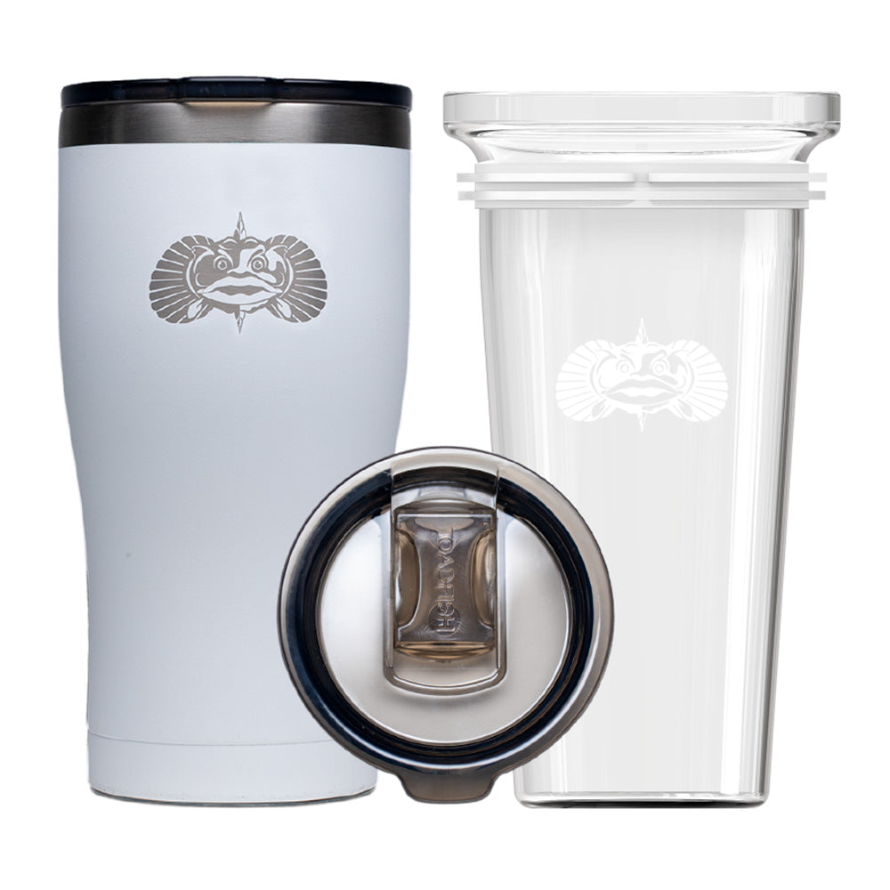 Toadfish Non-Tipping 20oz Tumbler - White [1133] - Premium Deck / Galley from Toadfish - Just $20.99! 