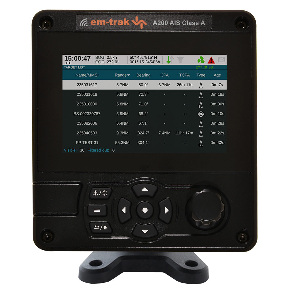 em-trak A200 Class A AIS Transceiver [425-0012] - Premium AIS Systems from em-trak - Just $1951! 