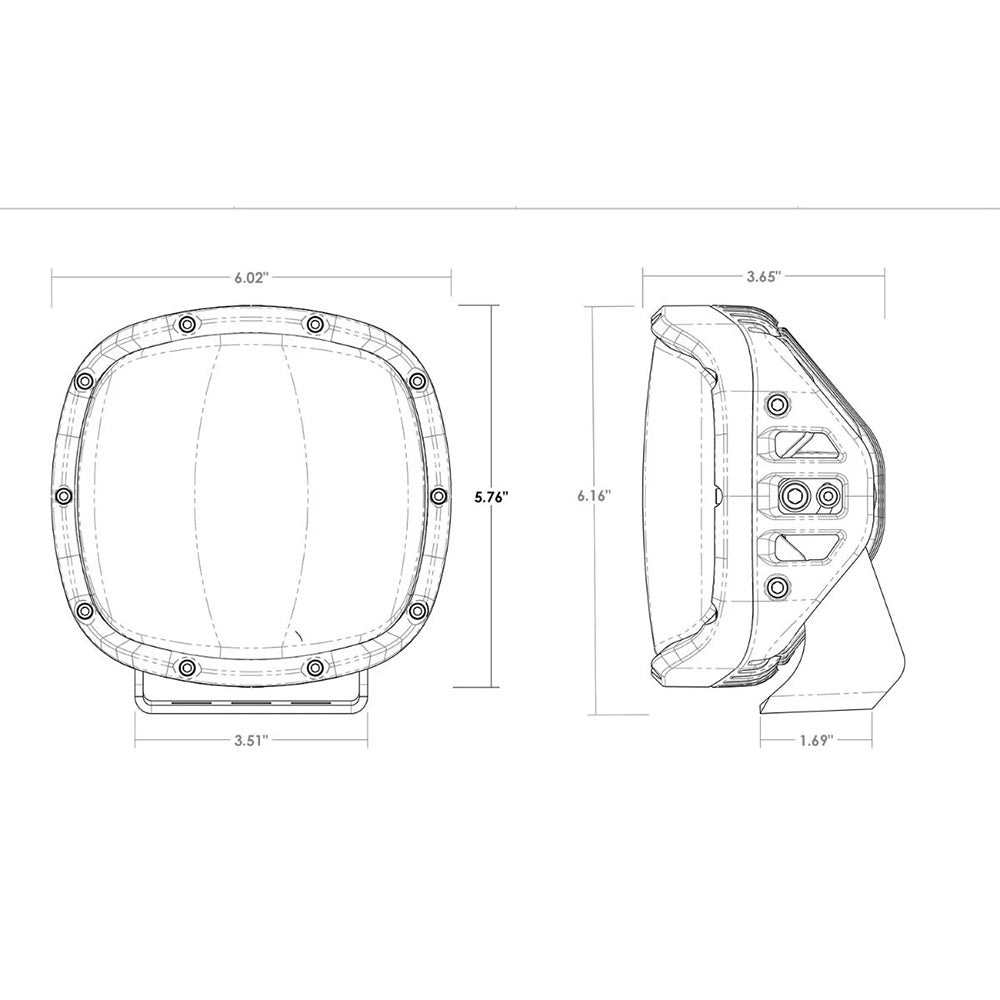 RIGID Industries Adapt XP w/Amber Pro Lens [300514] - Premium Lighting from RIGID Industries - Just $472.99! 