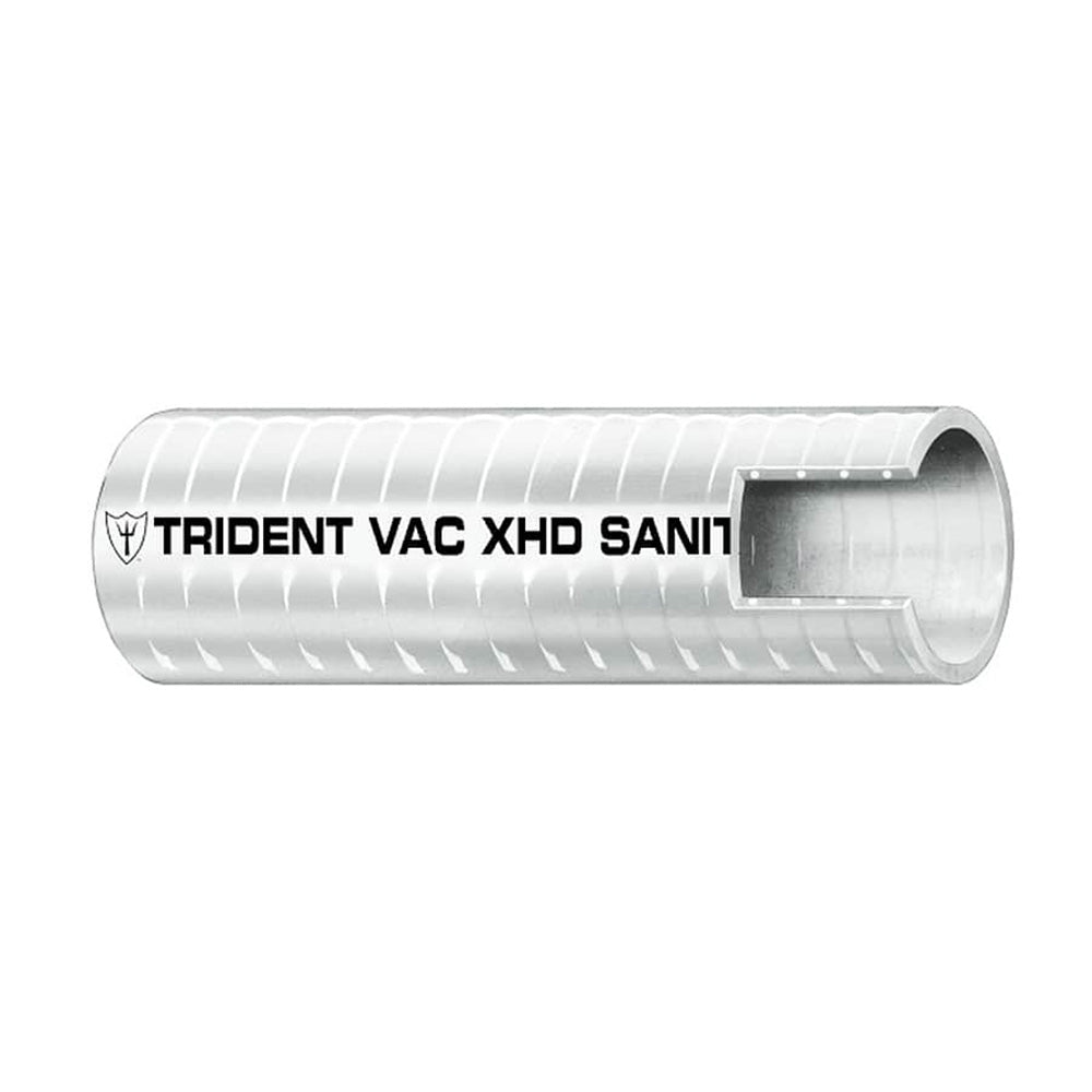 Trident Marine 1" x 50 Box VAC XHD Sanitation Hose - Hard PVC Helix - White [148-1006] - Premium Hose from Trident Marine - Just $125.99! 