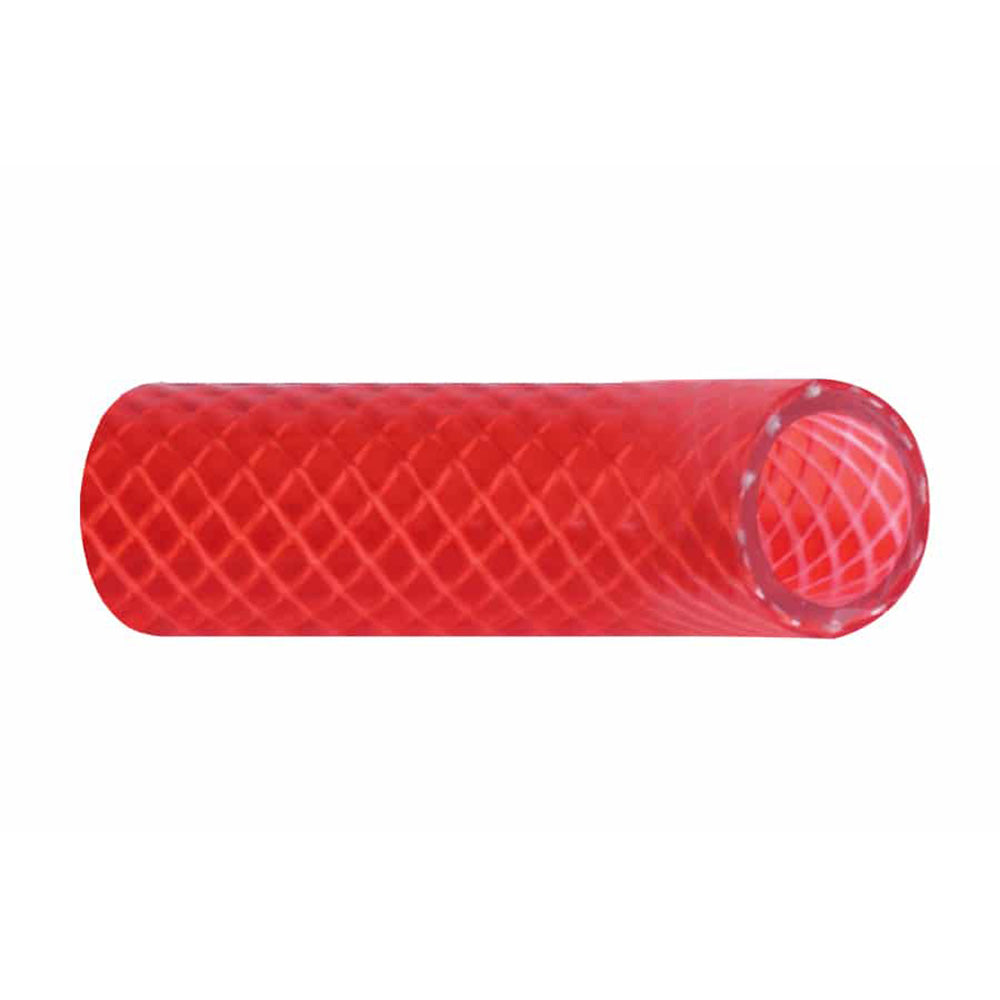 Trident Marine 1/2" x 50 Boxed Reinforced PVC (FDA) Hot Water Feed Line Hose - Drinking Water Safe - Translucent Red [166-0126] - Premium Hose from Trident Marine - Just $54.99! 