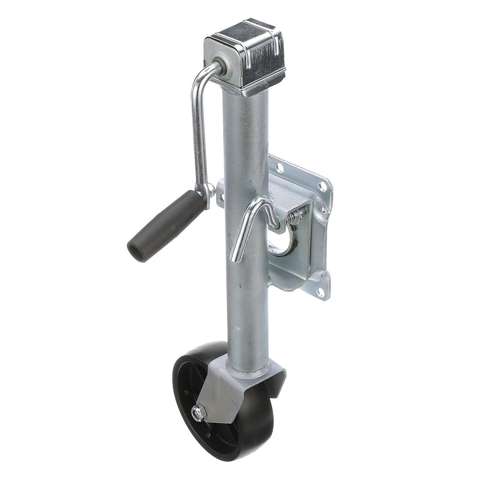 Attwood Fold-Up Trailer Jack - 1000 lb Capacity - Single Wheel [11127-4] - Premium Jacks & Dollies from Attwood Marine - Just $41.99! 