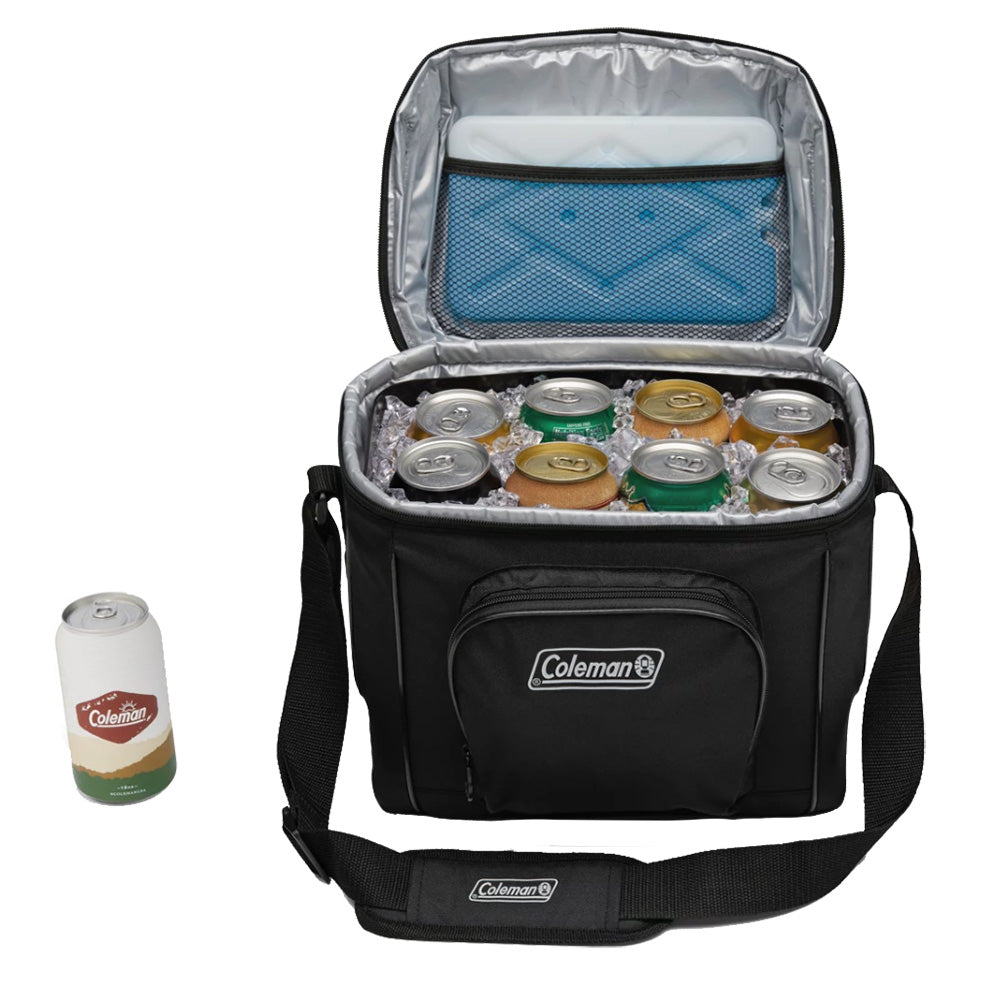 Coleman Chiller 16-Can Soft-Sided Portable Cooler - Black [2158135] - Premium Coolers from Coleman - Just $32.99! 