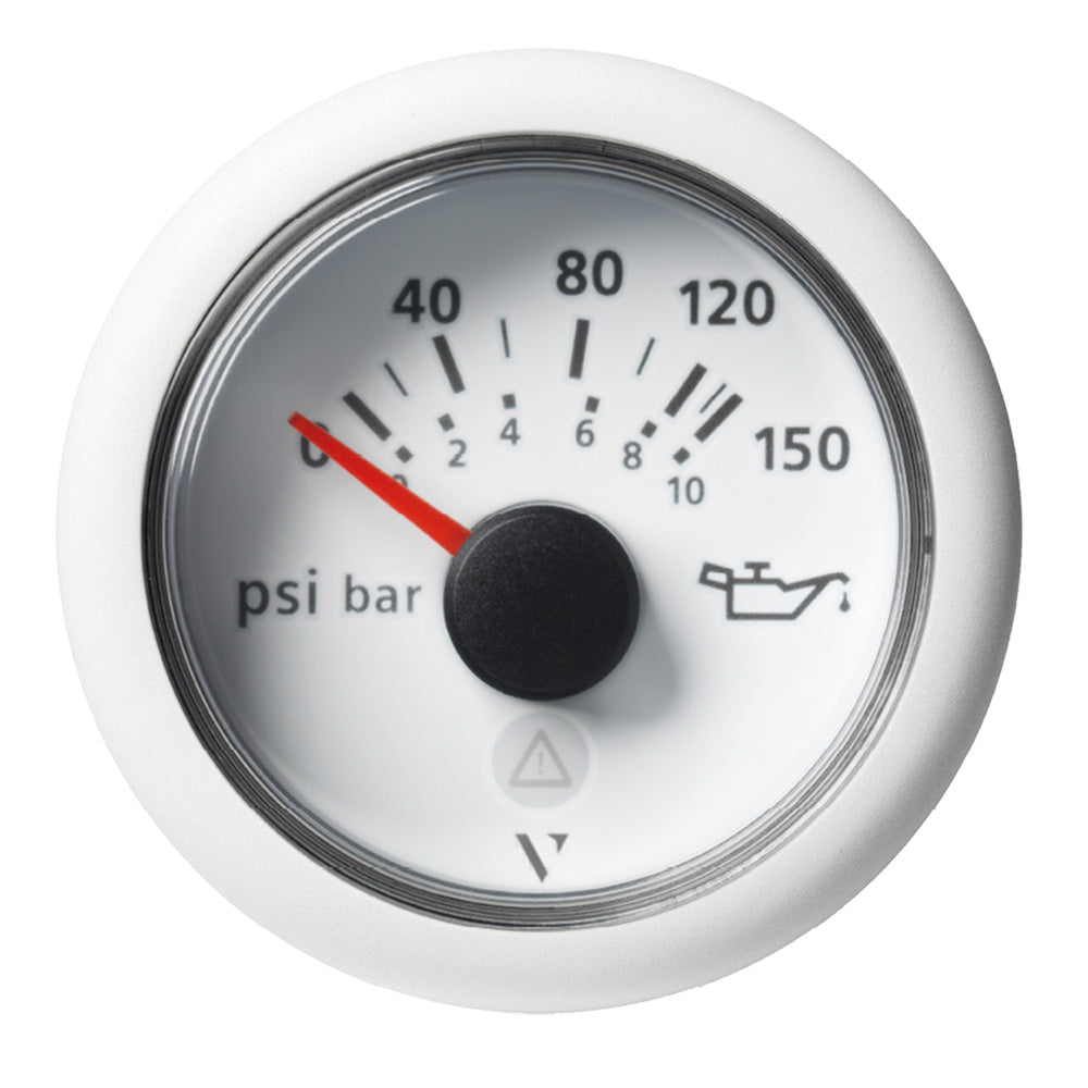 Veratron 52mm (2-1/16") ViewLine Engine Oil Temperature Pressure Gauge - 150 PSI - White Dial  Bezel [A2C59514202] - Premium Gauges from Veratron - Just $54.89! 