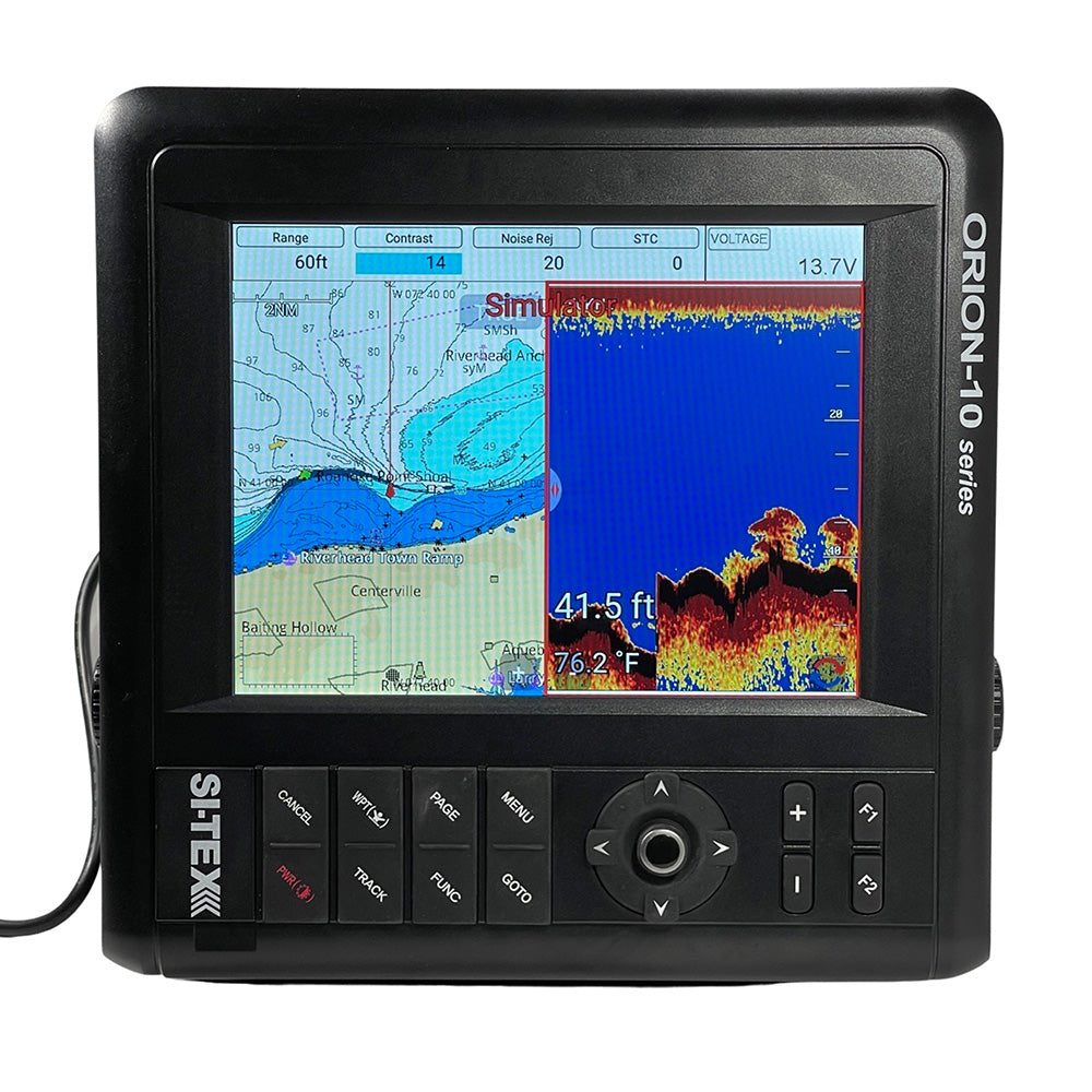 SI-TEX 10" Chartplotter System w/Internal GPS  C-MAP 4D Card [ORIONC] - Premium GPS - Chartplotters from SI-TEX - Just $1385.99! 