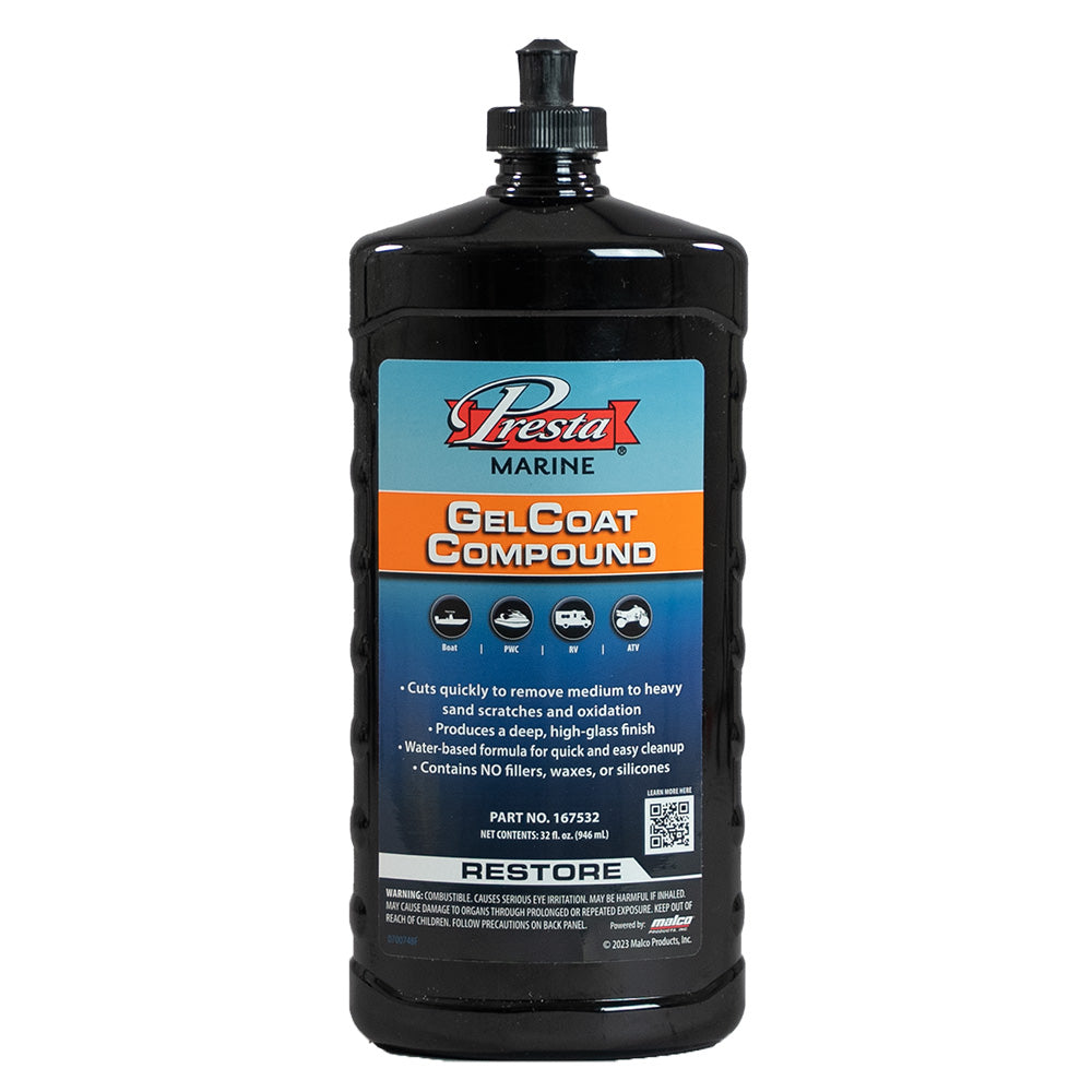 Presta Gel Coat Compound - 32 fl oz [167532] - Premium Cleaning from Presta - Just $51.97! 