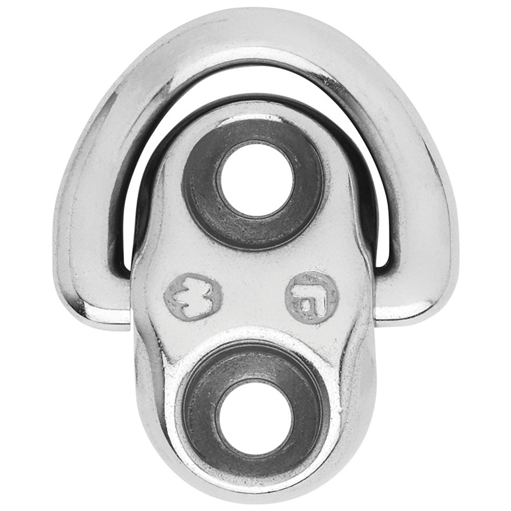 Wichard Folding Pad Eye - 6mm Diameter (15/64") - 2 Fixed Holes [6684] - Premium Accessories from Wichard Marine - Just $37.99! 