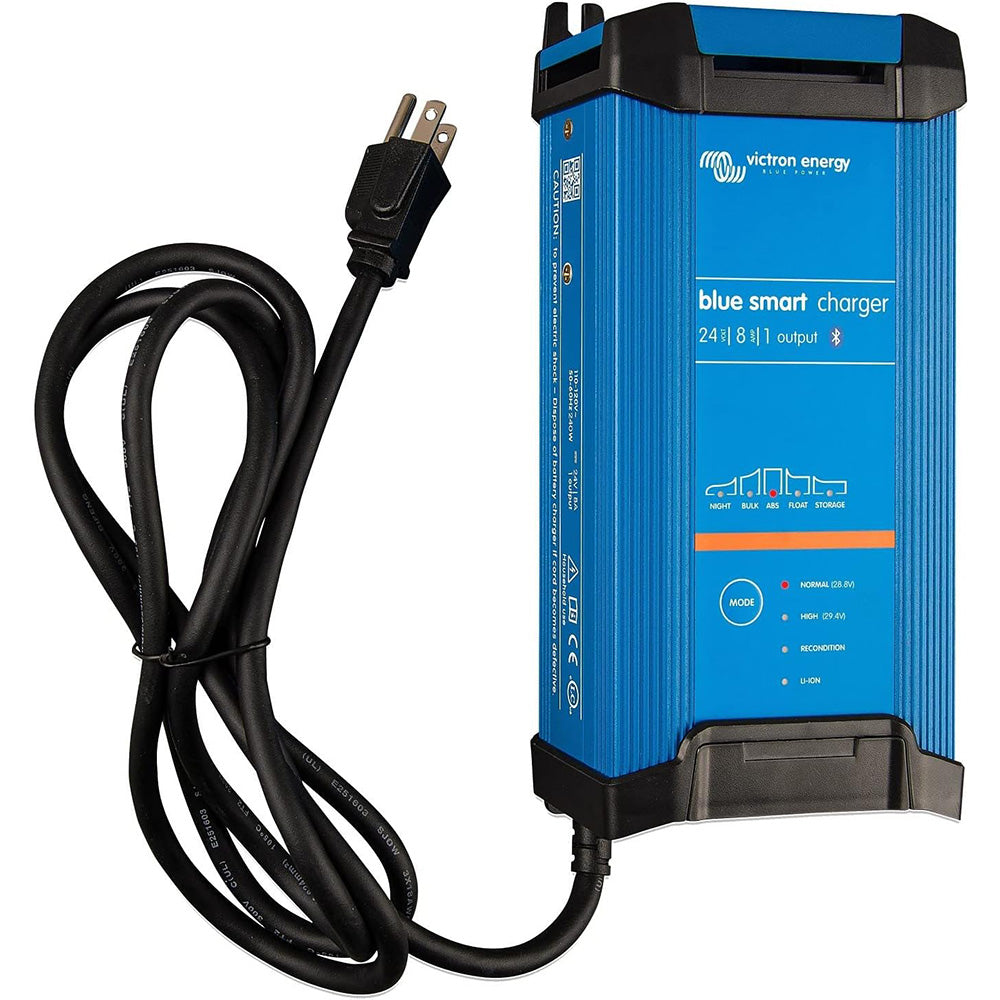 Victron Blue Smart IP22 24VDC 8A 1 Bank 120V Charger - Dry Mount [BPC240845102] - Premium Battery Chargers from Victron Energy - Just $126.65! 