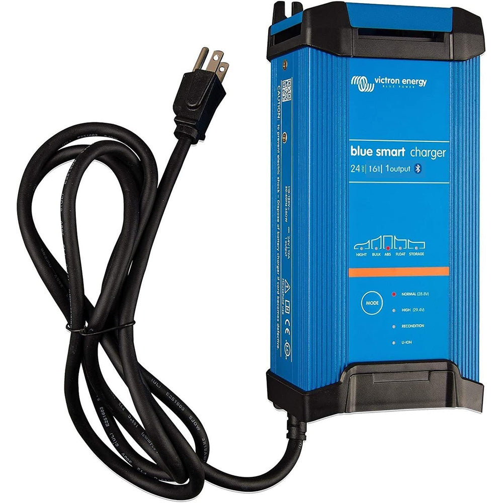 Victron Blue Smart IP22 24VDC 16A 1 Bank 120V Charger - Dry Mount [BPC241647102] - Premium Battery Chargers from Victron Energy - Just $186.15! 