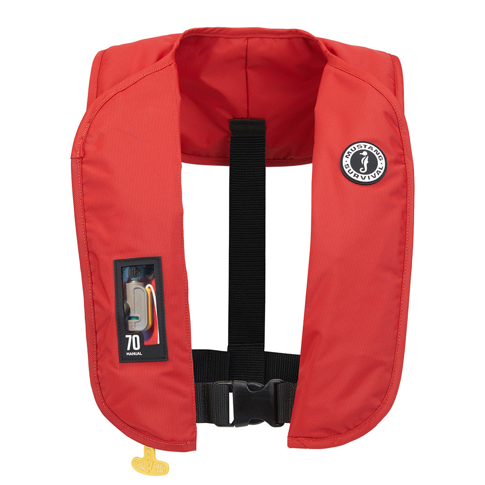 Mustang MIT 70 Manual Inflatable PFD - Red [MD4041-4-0-202] - Premium Personal Flotation Devices from Mustang Survival - Just $129.99! 